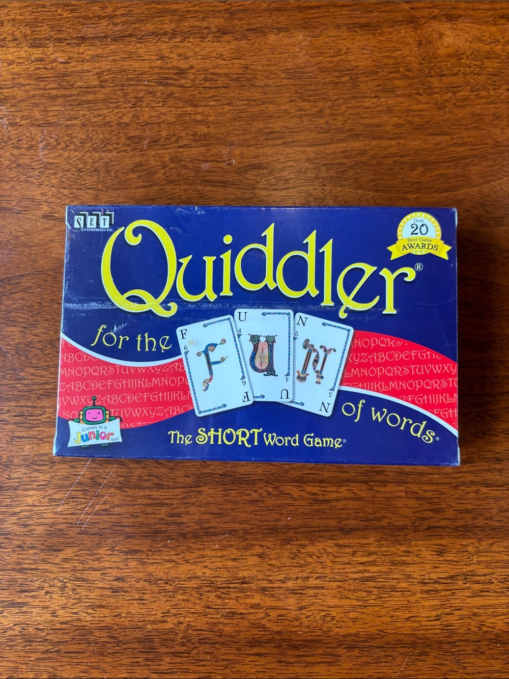 NWT SET Enterprises Inc Quiddler Word Game  Award Winning